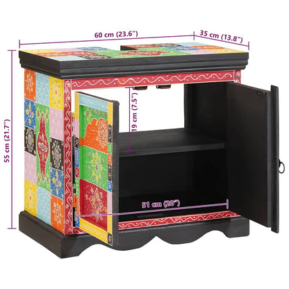 Sink cabinet with Door Brown 60 x 35 x 55 cm Solid Mango Wood