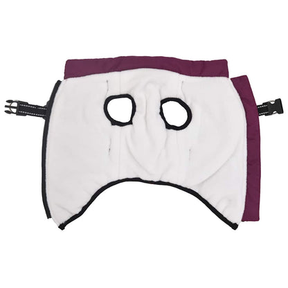 Dog Coat with Harness Waterproof Reflective Purple 2XL