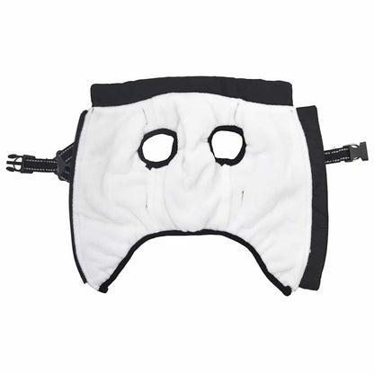 Dog Coat with Harness Waterproof Reflective Black 2XL