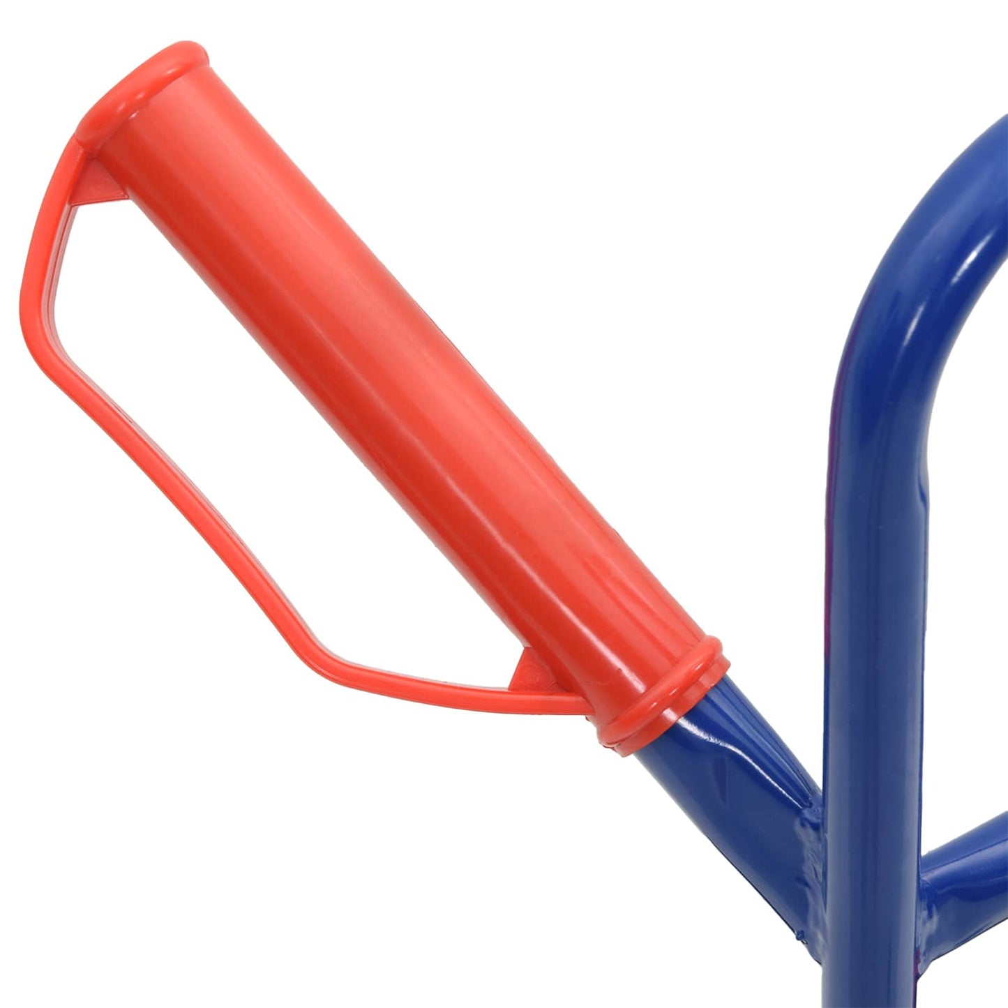 Extendable Hand Trolley Blue and Red 49.5 x 53 x 114 cm Steel