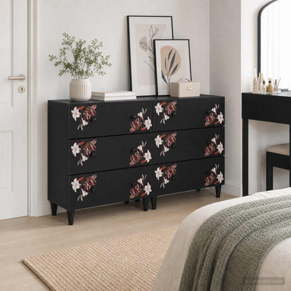 Storage Cabinets 2 pcs Pattern Pattern 120 x 33 x 75 cm