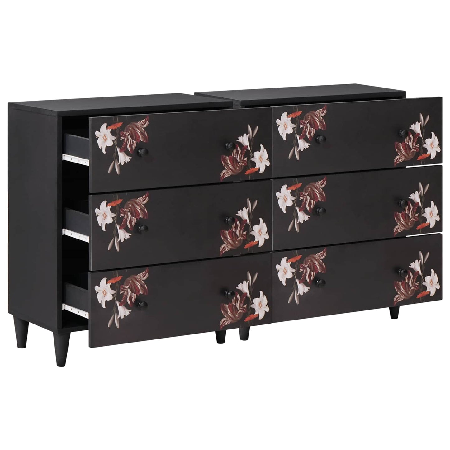 Storage Cabinets 2 pcs Pattern Pattern 120 x 33 x 75 cm