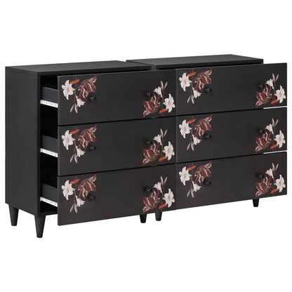 Storage Cabinets 2 pcs Pattern Pattern 120 x 33 x 75 cm