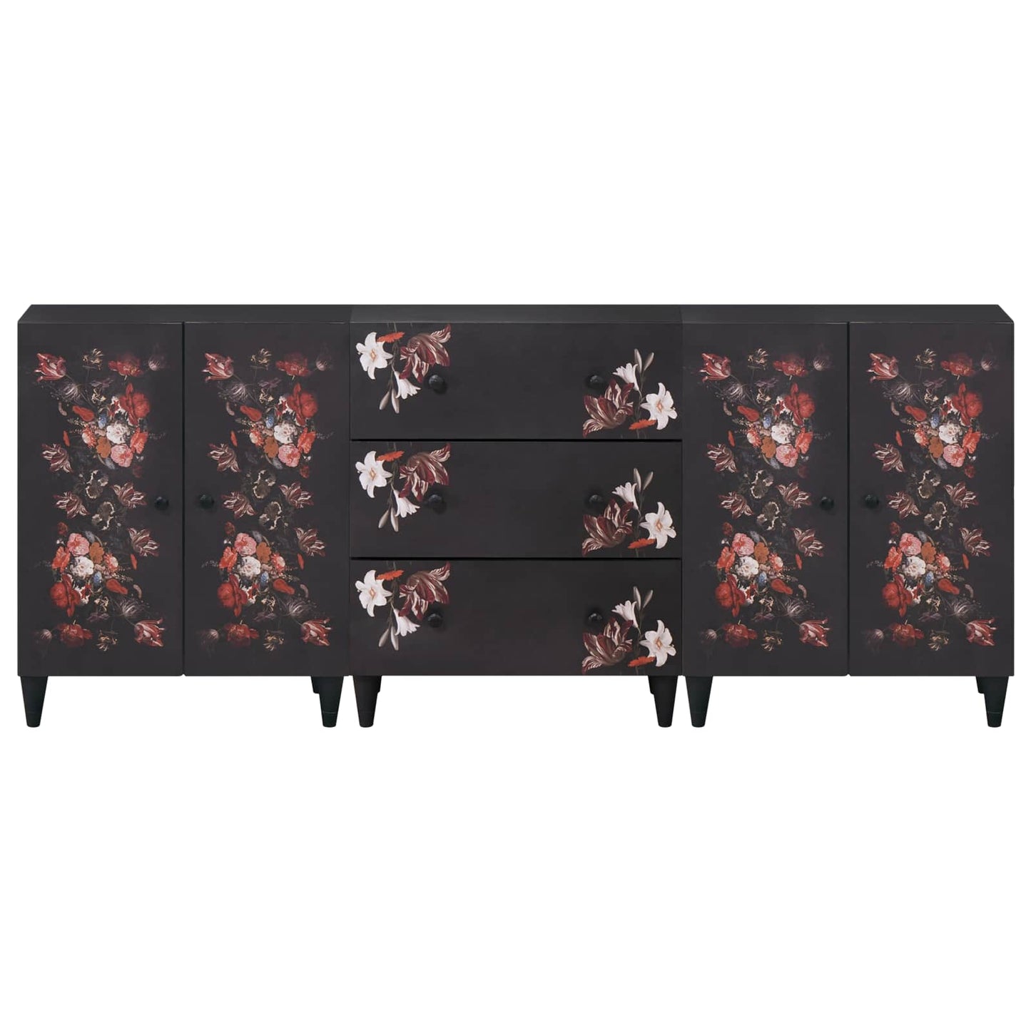 Storage Cabinets 3 pcs Pattern Pattern 180 x 33 x 75 cm