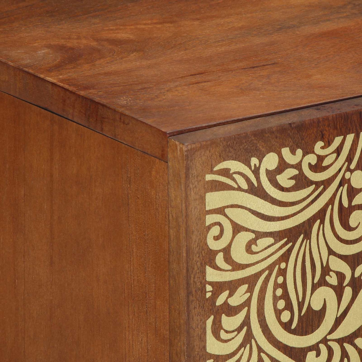 Bathroom Cabinet Set 2 pcs Honey Brown Solid Mango Wood