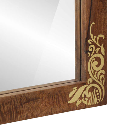 Bathroom Cabinet Set 2 pcs Honey Brown Solid Mango Wood