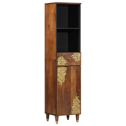 Bathroom Cabinet Set 5 pcs Honey Brown Solid Mango Wood
