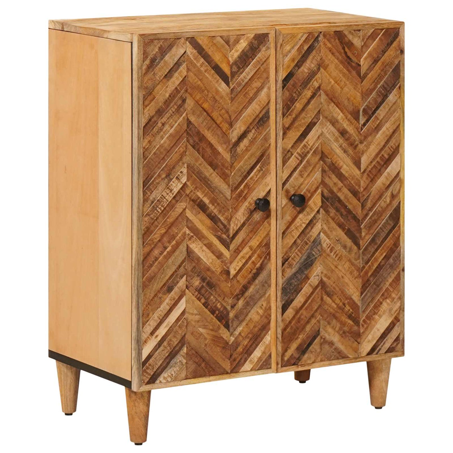 Storage Cabinets 3 pcs 60 x 33.5 x 75 cm Solid Mango Wood Brown