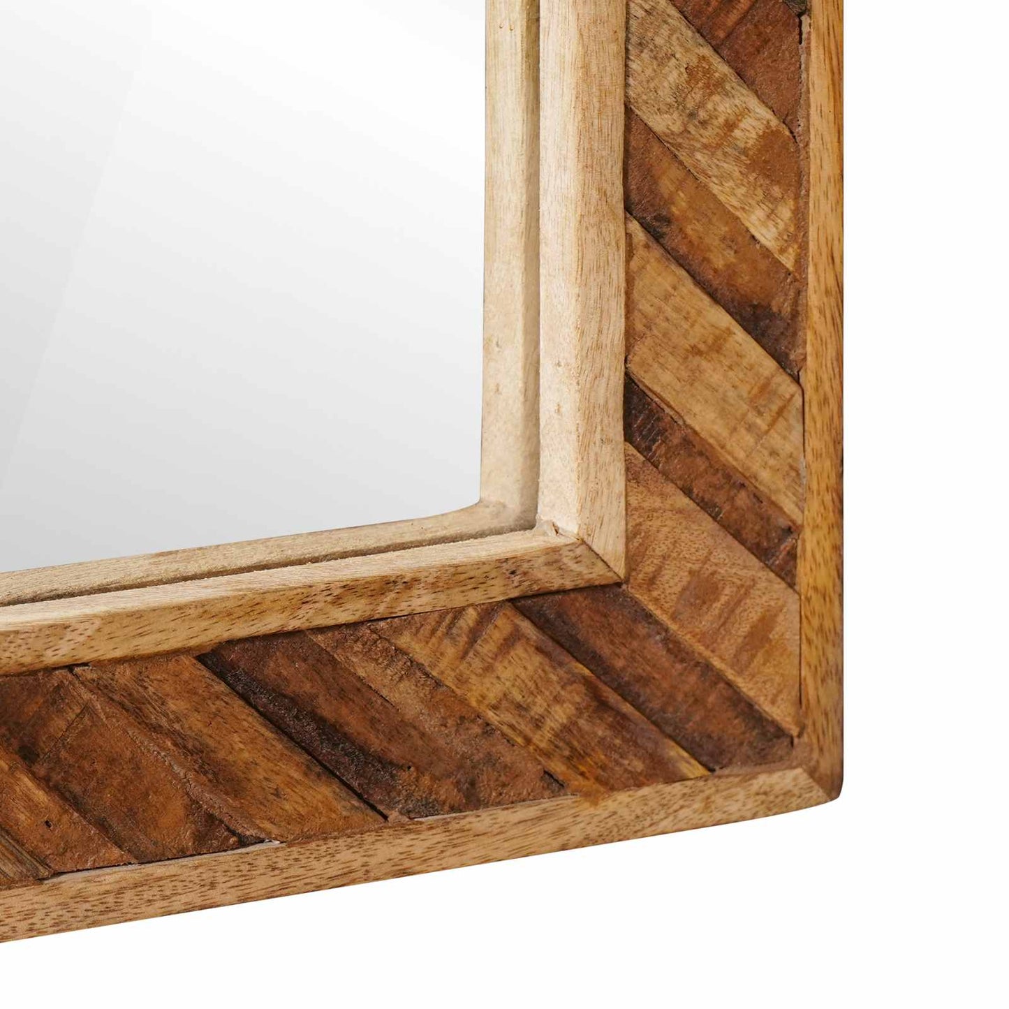 Bathroom Cabinet Set Wall-mounted 2 pcs Solid Mango Wood