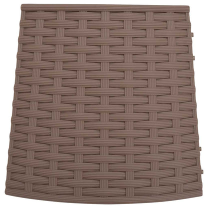 Christmas Tree Skirt Brown Ø65x23 cm Plastic