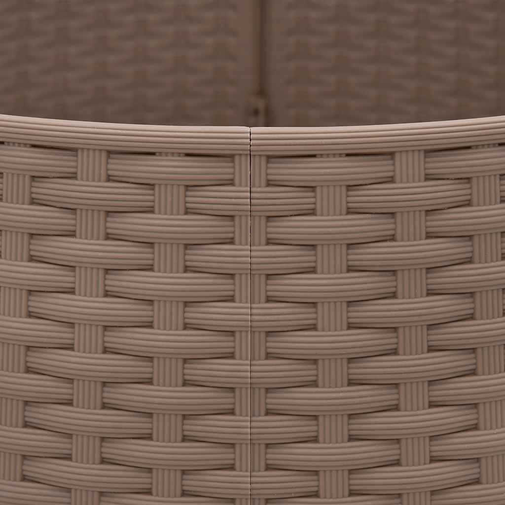 Christmas Tree Skirt Brown Ø65x23 cm Plastic