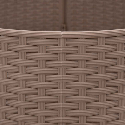 Christmas Tree Skirt Brown Ø65x23 cm Plastic