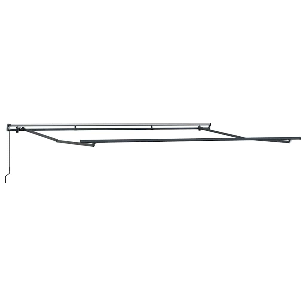 Manual Retractable Awning Burgundy 400x300 cm