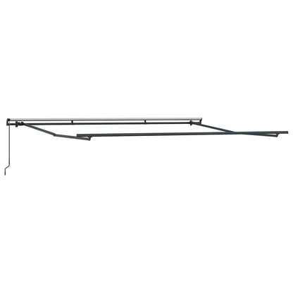 Manual Retractable Awning Burgundy 400x300 cm