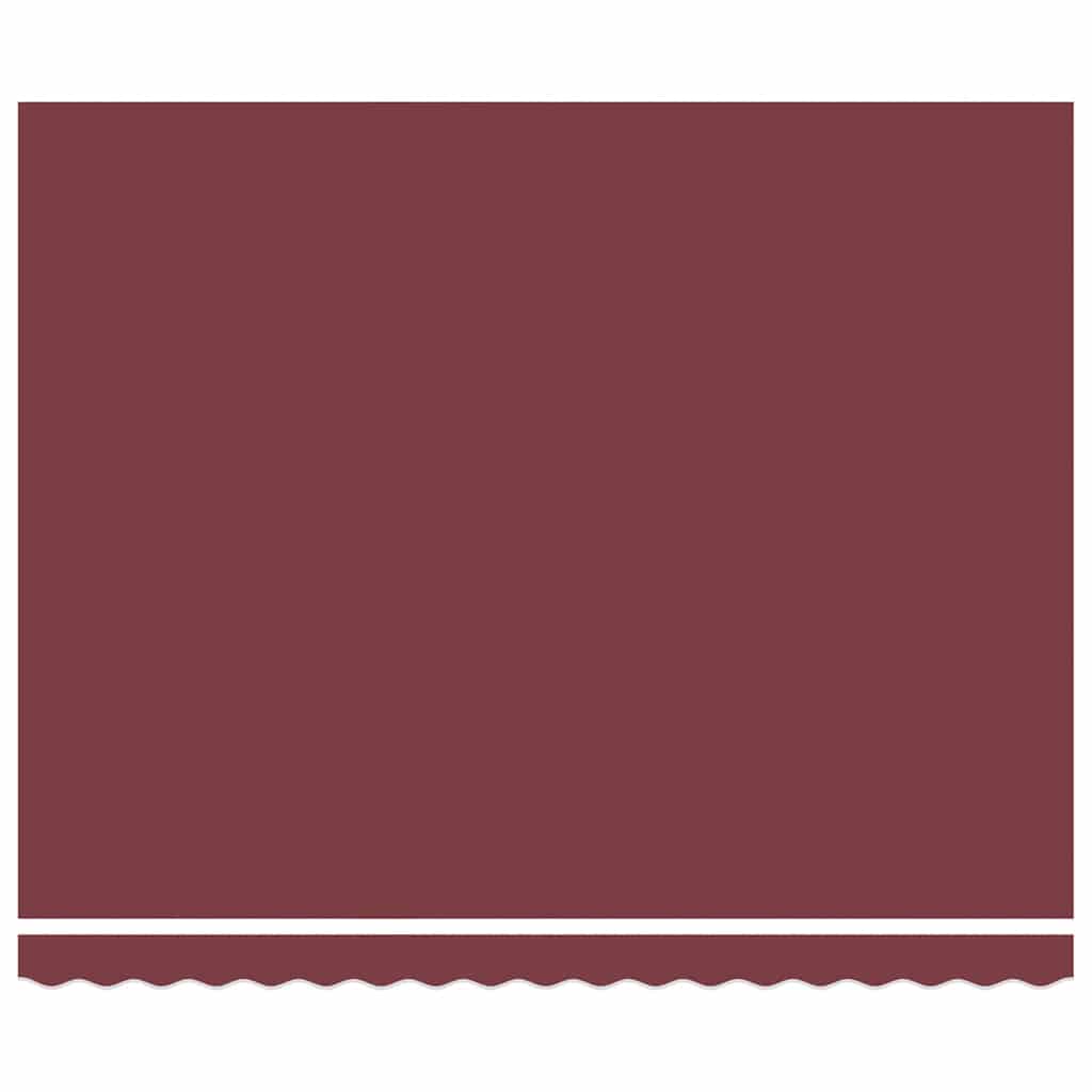 Manual Retractable Awning Burgundy 400x300 cm