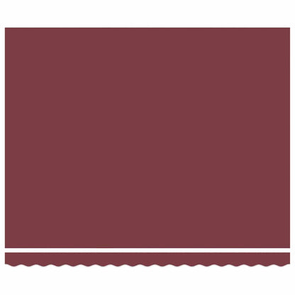 Manual Retractable Awning Burgundy 400x300 cm