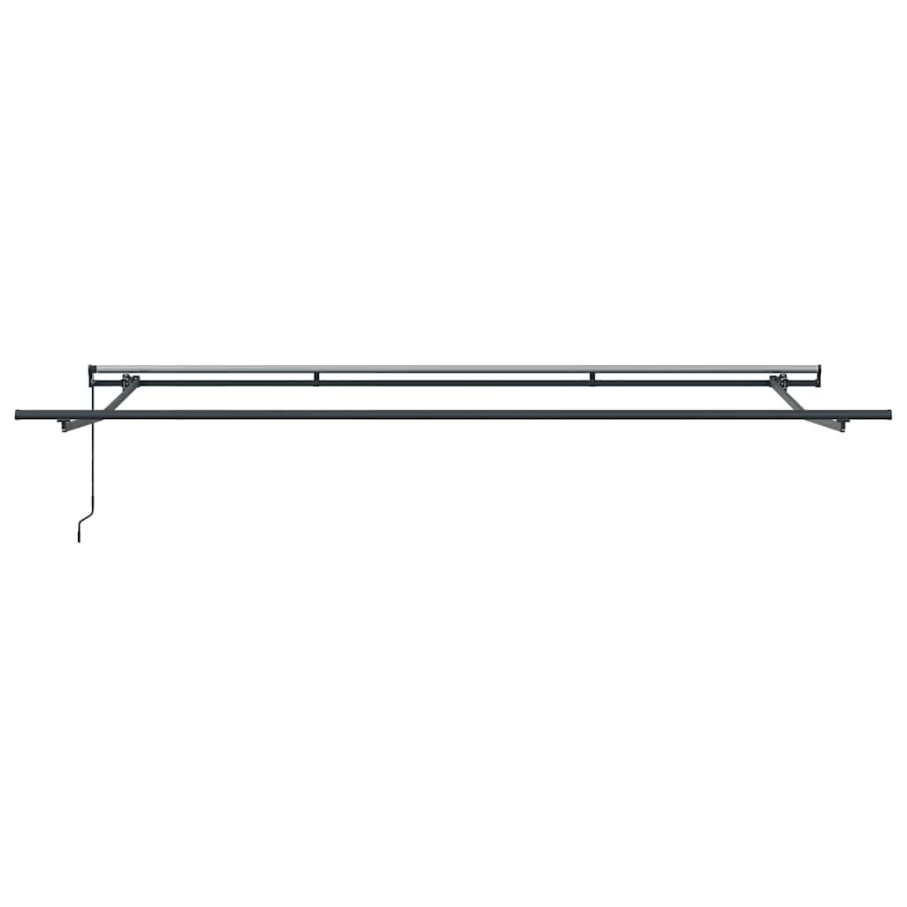 Manual Retractable Awning Burgundy 500x300 cm