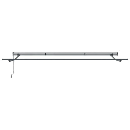 Manual Retractable Awning Burgundy 500x300 cm