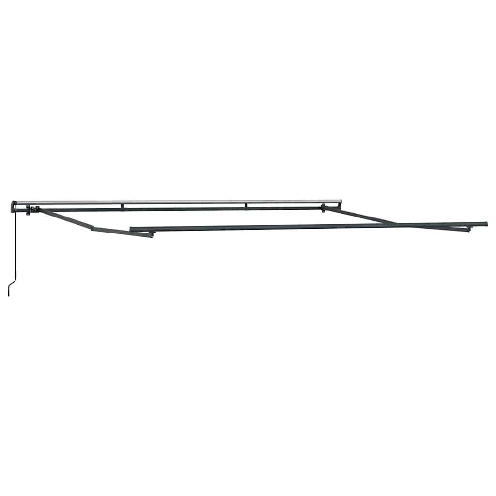 Manual Retractable Awning Brown 500x300 cm