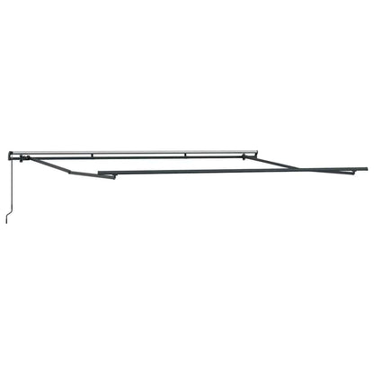 Manual Retractable Awning Brown 500x300 cm