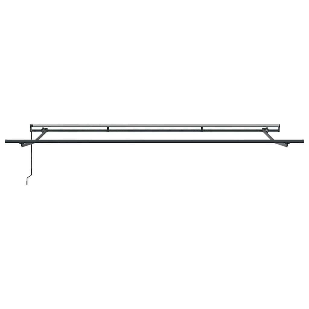 Manual Retractable Awning Brown 500x300 cm