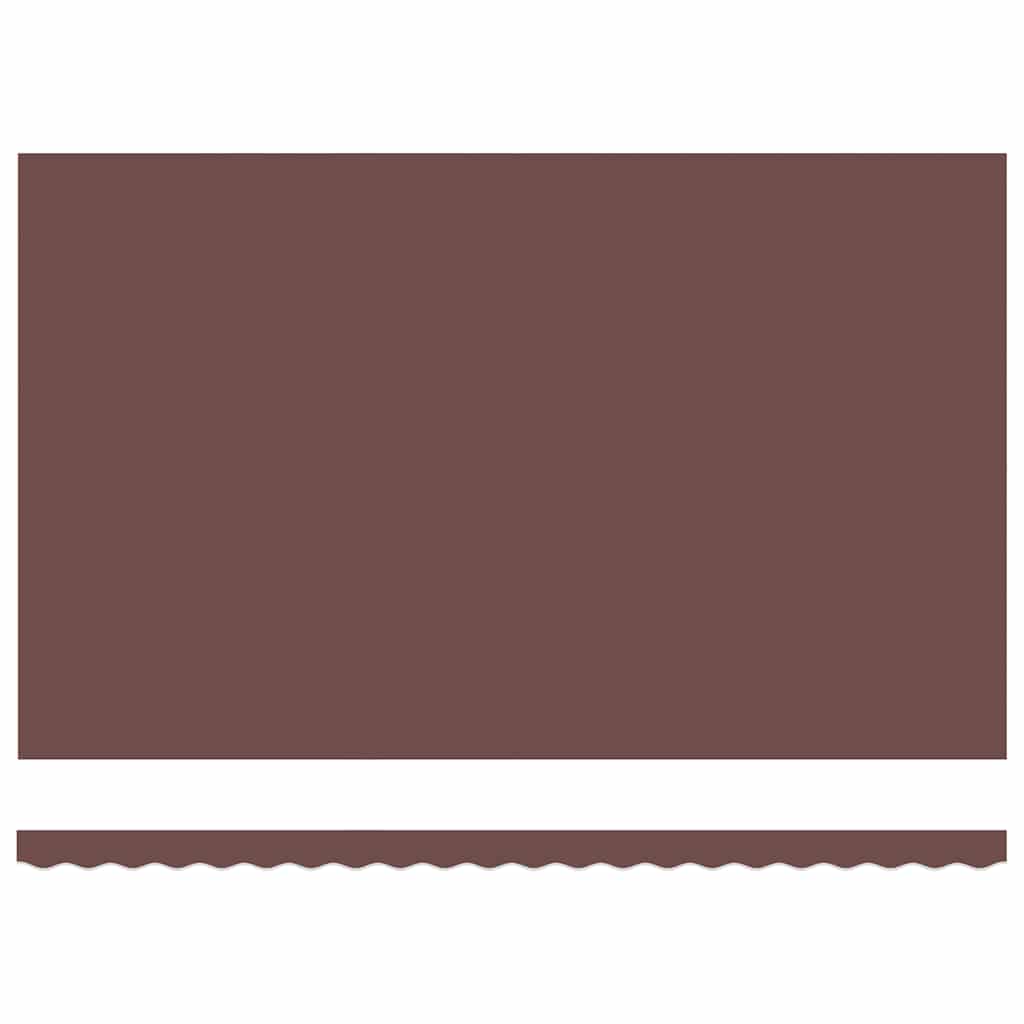 Manual Retractable Awning with LEDs Brown 500x300 cm