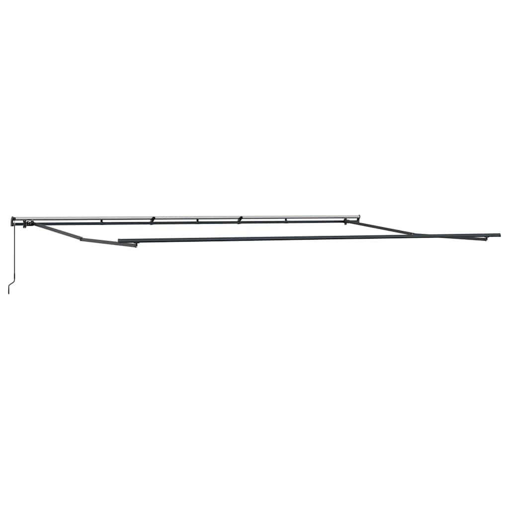 Manual Retractable Awning Brown 600x300 cm