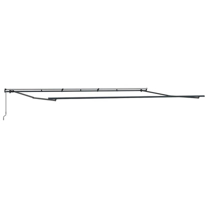 Manual Retractable Awning Brown 600x300 cm