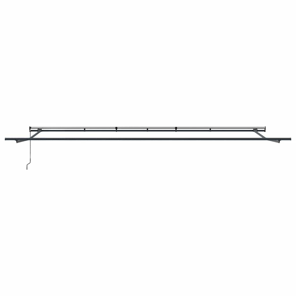 Manual Retractable Awning Brown 600x300 cm
