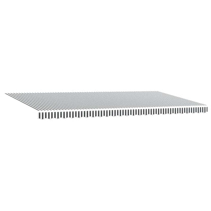 Manual Retractable Awning with LEDs Anthracite&White 600x300 cm