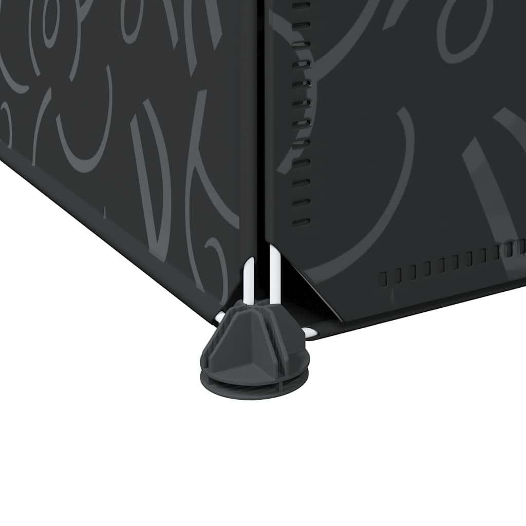 Storage Cube Organiser with 12 Cubes and Hanging Rods PP