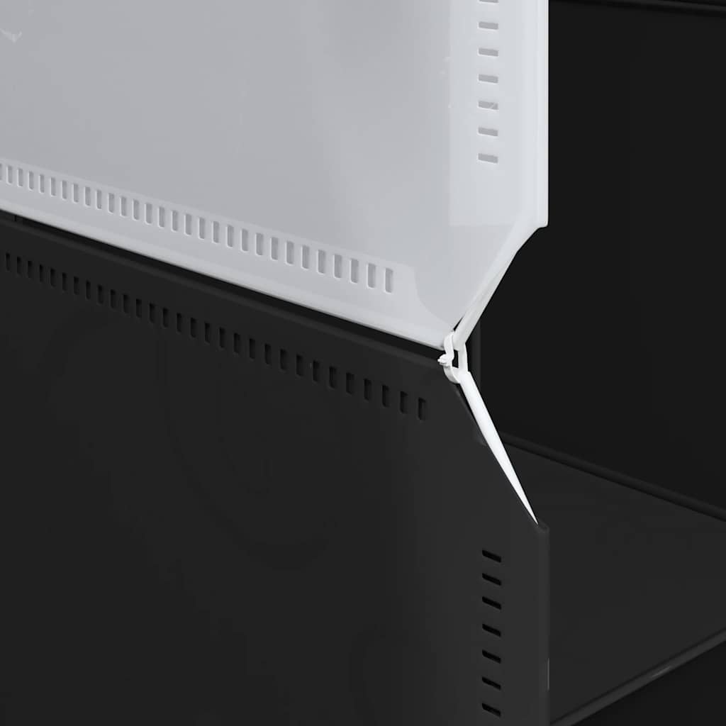 Storage Cube Organiser with 12 Cubes and Hanging Rods PP