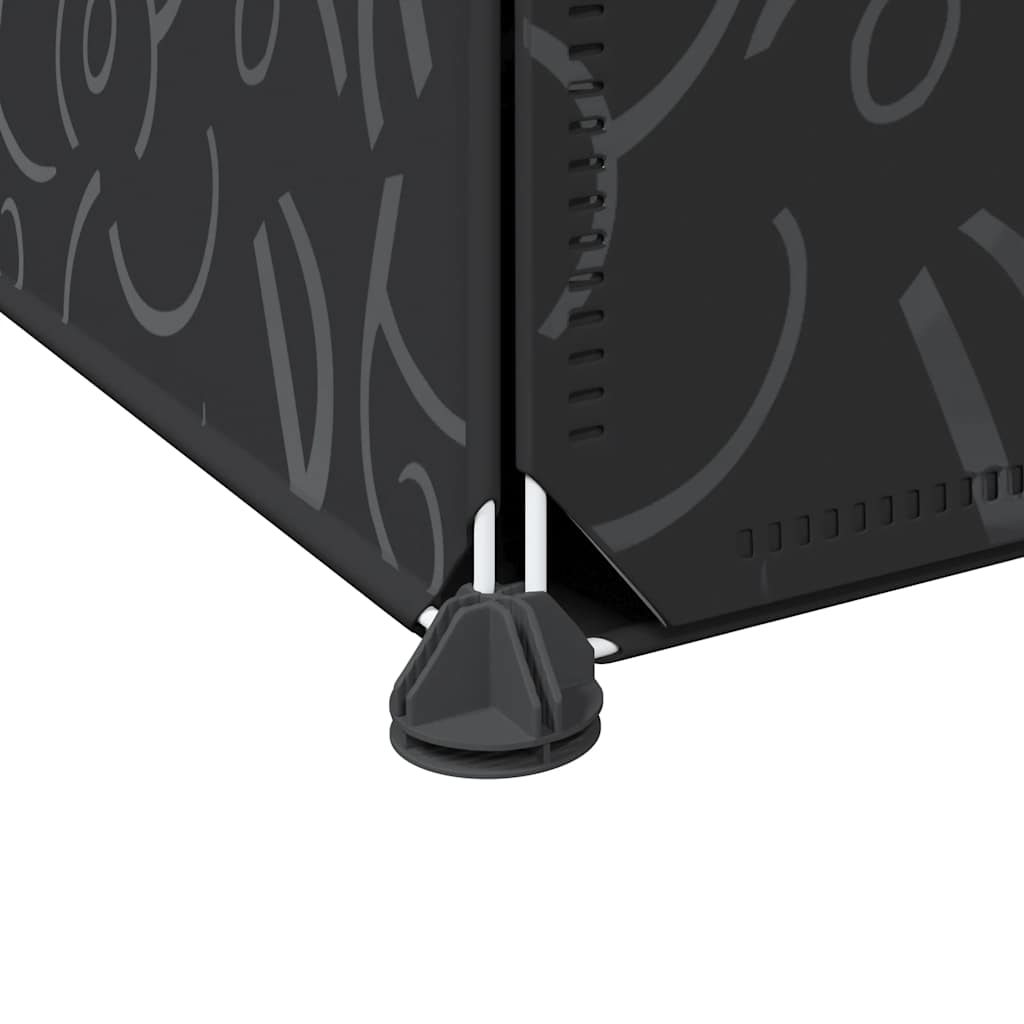 Storage Cube Organiser with 16 Cubes and Hanging Rods PP