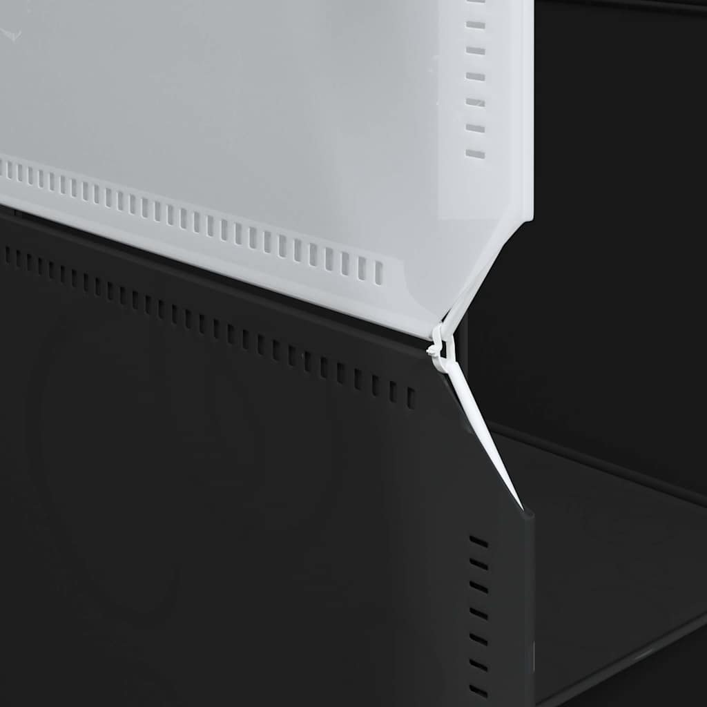 Storage Cube Organiser with 16 Cubes and Hanging Rods PP