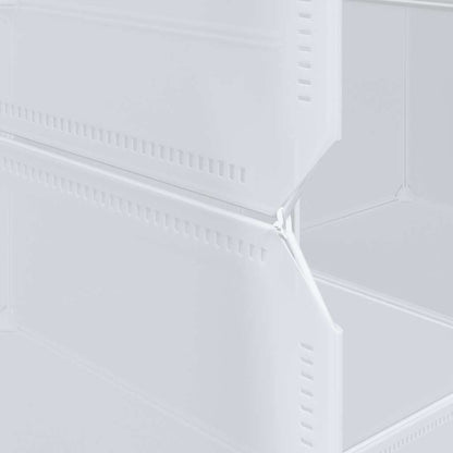 Storage Cube Organiser with 20 Cubes and Hanging Rods PP