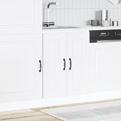 Sink Base Cabinet "Kalmar" White 60x46x81,5 cm Engineered Wood