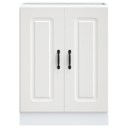 Sink Base Cabinet "Kalmar" White 60x46x81,5 cm Engineered Wood
