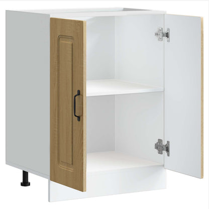 Sink Base Cabinet "Kalmar" Sonoma Oak 60x46x81.5 cm