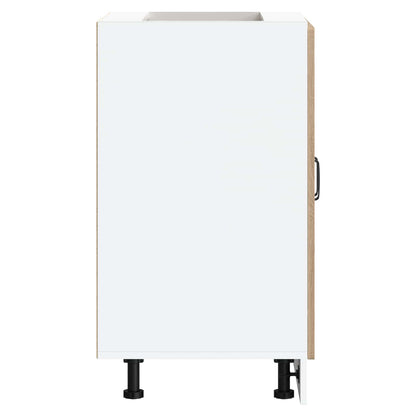 Sink Base Cabinet "Kalmar" Sonoma Oak 60x46x81.5 cm