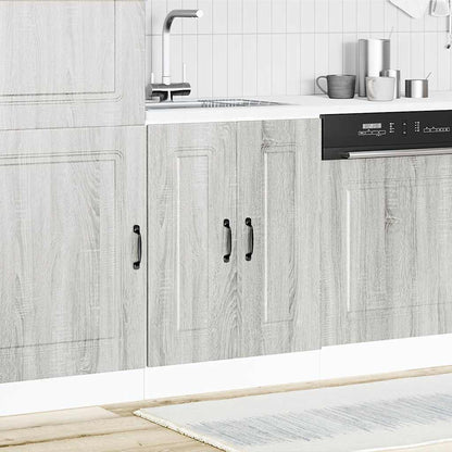 Sink Base Cabinet "Kalmar" Grey Sonoma 60x46x81.5 cm