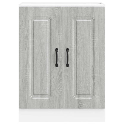 Sink Base Cabinet "Kalmar" Grey Sonoma 60x46x81.5 cm
