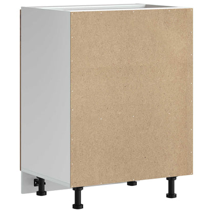 Sink Base Cabinet "Kalmar" Old Wood 60x46x81,5 cm Engineered Wood