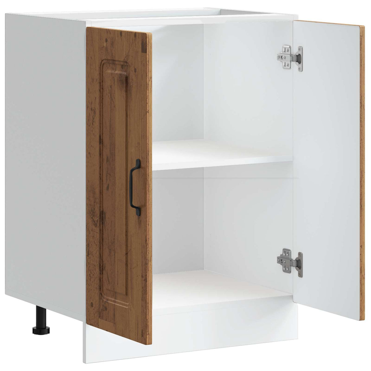 Sink Base Cabinet "Kalmar" Old Wood 60x46x81,5 cm Engineered Wood
