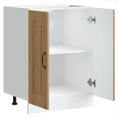 Sink Base Cabinet "Kalmar" Artisan Oak 60x46x81.5 cm
