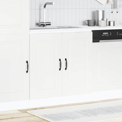 Sink Base Cabinet "Kalmar" White 80x46x81,5 cm Engineered Wood