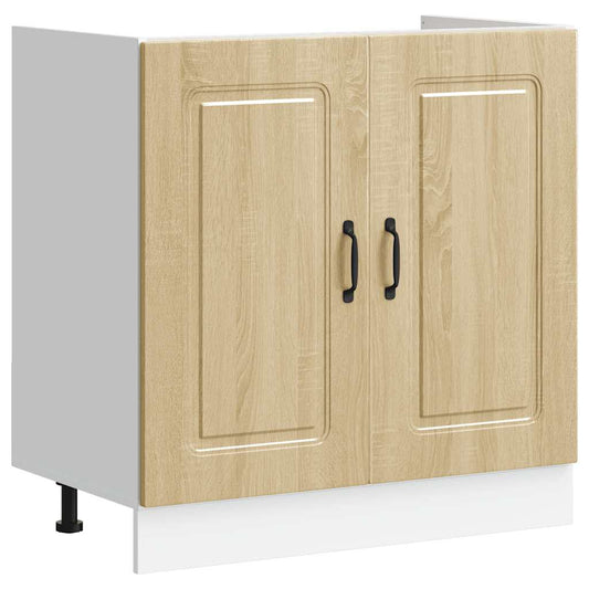 Sink Base Cabinet "Kalmar" Sonoma Oak 80x46x81.5 cm