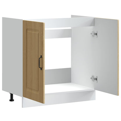 Sink Base Cabinet "Kalmar" Sonoma Oak 80x46x81.5 cm