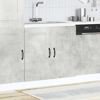 Sink Base Cabinet "Kalmar" Concrete Grey 80x46x81.5 cm