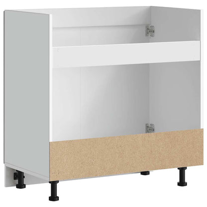 Sink Base Cabinet Kalmar Concrete Grey 80x46x81.5 cm Engineered Wood