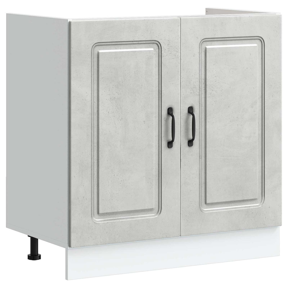 Sink Base Cabinet "Kalmar" Concrete Grey 80x46x81.5 cm
